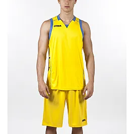 Майка без рукавов CANCHA II сочетание желтого и светло-синего 2XL-3XL