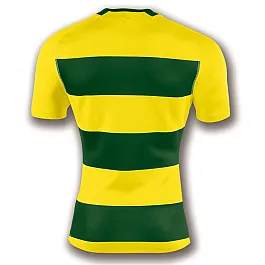 ФУТБОЛКА С КОРОТКИМ РУКАВОМ ДЛЯ РЕГБИ ЗЕЛЕНЫЙ/ЖЕЛТЫЙ M