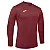 Футболка з довгим рукавом CAMPUS II червоно-коричнева S