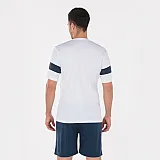 СПОРТИВНАЯ ФОРМА academy ii БЕЛАЯ-МОРСКОЙ ВОЛНЫ (КОРОТКИЙ РУКАВ) 4XS-3XS