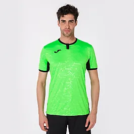 ФУТБОЛКА toletum ii ЗЕЛЕНОГО ФЛОРЕСЦЕНТНОГО ЦВЕТА С ЧЕРНЫМ m/c 2XS