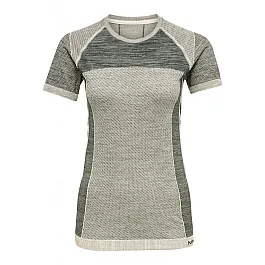 Футболка CLEA SEAMLESS T-SHIRT 208-080-1030-M/L Взрослые Женский СЕРЫЙ