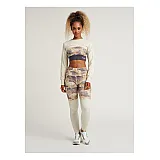Тайтсы LOTUS HIGH WAIST TIGHTS 208-003-9804-XS Взрослые Женский БЕЖ