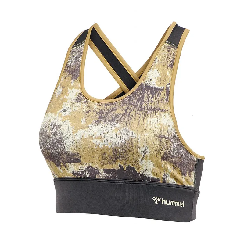 Топ LOTUS SPORTS BRA 208-002-1025-S Взрослые Женский ТЕМНО-СЕРЫЙ