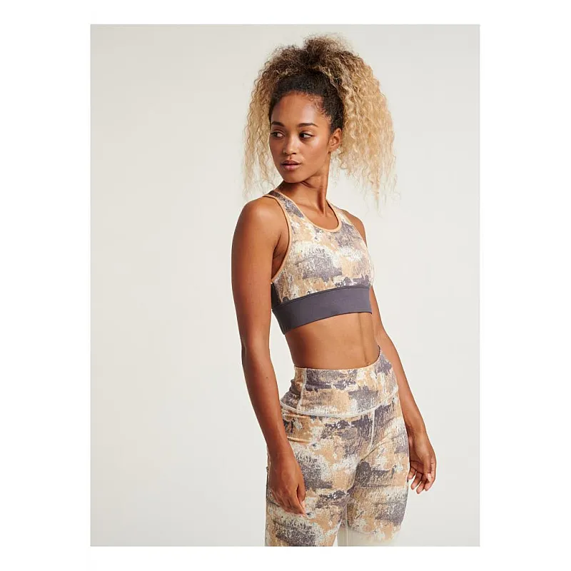 Топ LOTUS SPORTS BRA 208-002-1025-S Взрослые Женский ТЕМНО-СЕРЫЙ