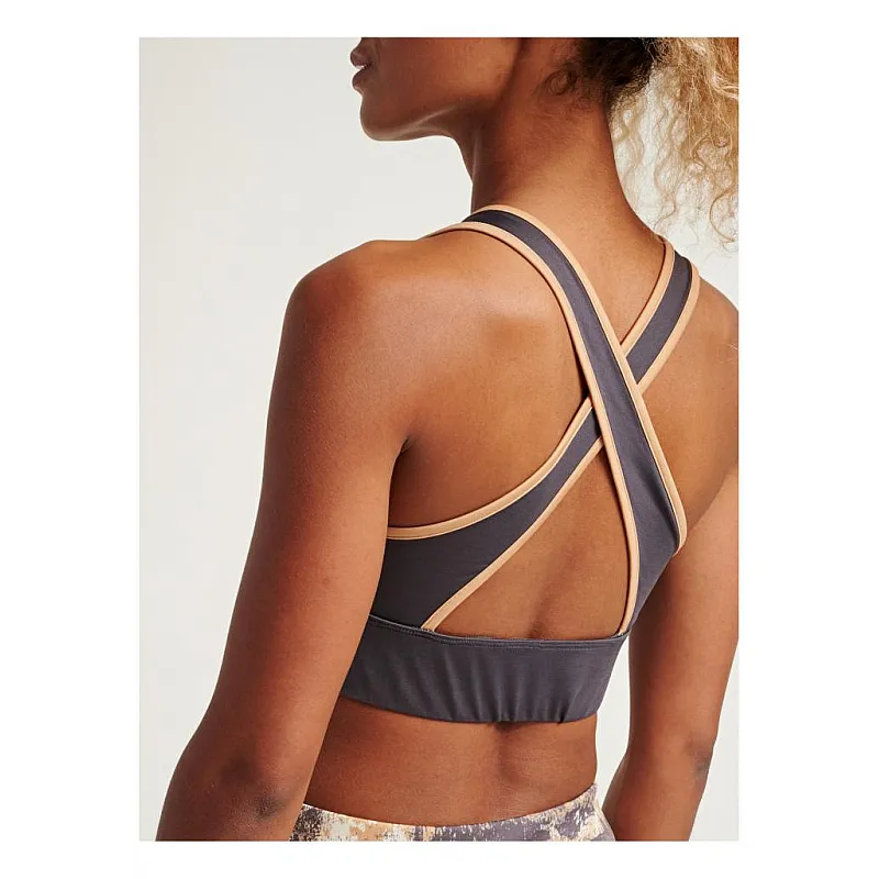 Топ LOTUS SPORTS BRA 208-002-1025-S Взрослые Женский ТЕМНО-СЕРЫЙ