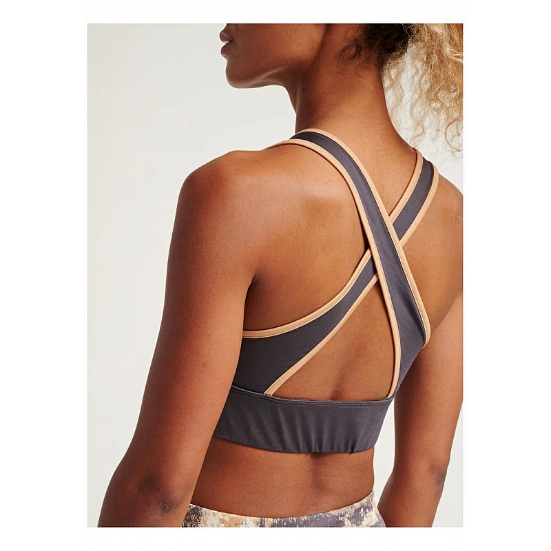 Топ LOTUS SPORTS BRA 208-002-1025-XS Взрослые Женский ТЕМНО-СЕРЫЙ