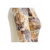 Топ з рукавом LOTUS CROPPED T-SHIRT L / S 207-996-9804-XS Дорослі Жіноча БЕЖ