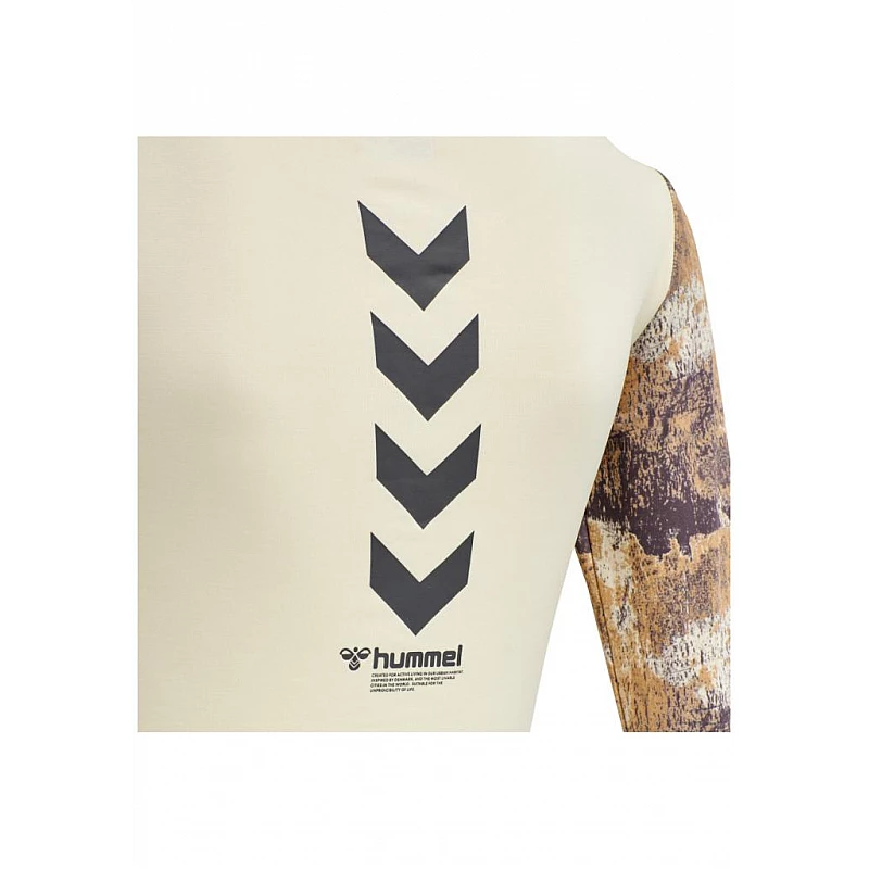 Топ з рукавом LOTUS CROPPED T-SHIRT L / S 207-996-9804-XS Дорослі Жіноча БЕЖ