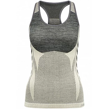 Майка CLEA SEAMLESS TOP 203-853-1030-XS/S Взрослые Женский СЕРЫЙ