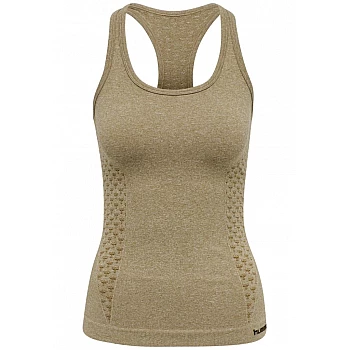Майка CLASSIC BEE CI SEAMLESS TOP 019-238-8412-XS/S Взрослые Женский ГОРЧИЧНЫЙ
