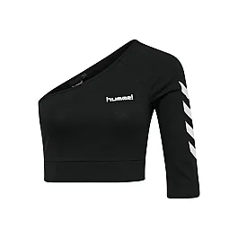 Топ с рукавом VINNI CROPPED TOP 207-064-2001-XS Взрослые Женский ЧЕРНЫЙ