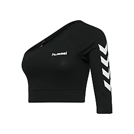 Топ с рукавом VINNI CROPPED TOP 207-064-2001-XS Взрослые Женский ЧЕРНЫЙ