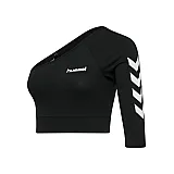 Топ с рукавом VINNI CROPPED TOP 207-064-2001-S Взрослые Женский ЧЕРНЫЙ