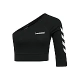 Топ с рукавом VINNI CROPPED TOP 207-064-2001-M Взрослые Женский ЧЕРНЫЙ