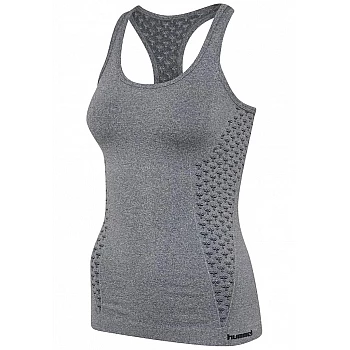 Майка CLASSIC BEE CI SEAMLESS TOP 019-238-8709-XS/S Взрослые Женский СЕРЫЙ