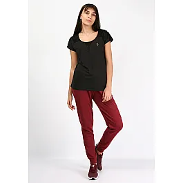 Футболка VIOLET SS TEE 009-898-2001-S Дорослі Жіноча ЧОРНИЙ