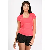 Футболка SUE SEAMLESS SS TEE 009-670-3652-XS/S Дорослі Жіноча ПОМАРАНЧЕВИЙ