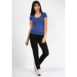 Футболка SUE SEAMLESS SS TEE 009-670-7788-XS/S Дорослі Жіноча СИНІЙ