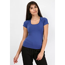 Футболка SUE SEAMLESS SS TEE 009-670-7788-XS/S Дорослі Жіноча СИНІЙ