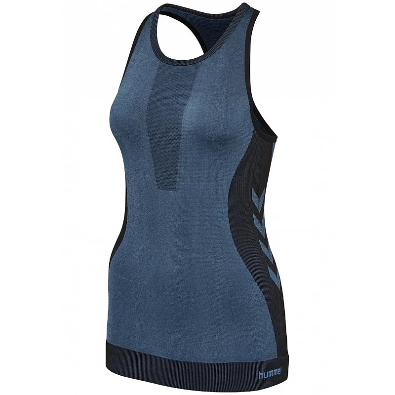 Майка ELLA SEAMLESS TOP 203-056-2995-XS/S Взрослые Женский СИНИЙ