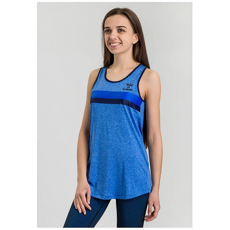 Майка HMLZOE TOP 203-030-7024-XL Дорослі Жіноча СИНІЙ