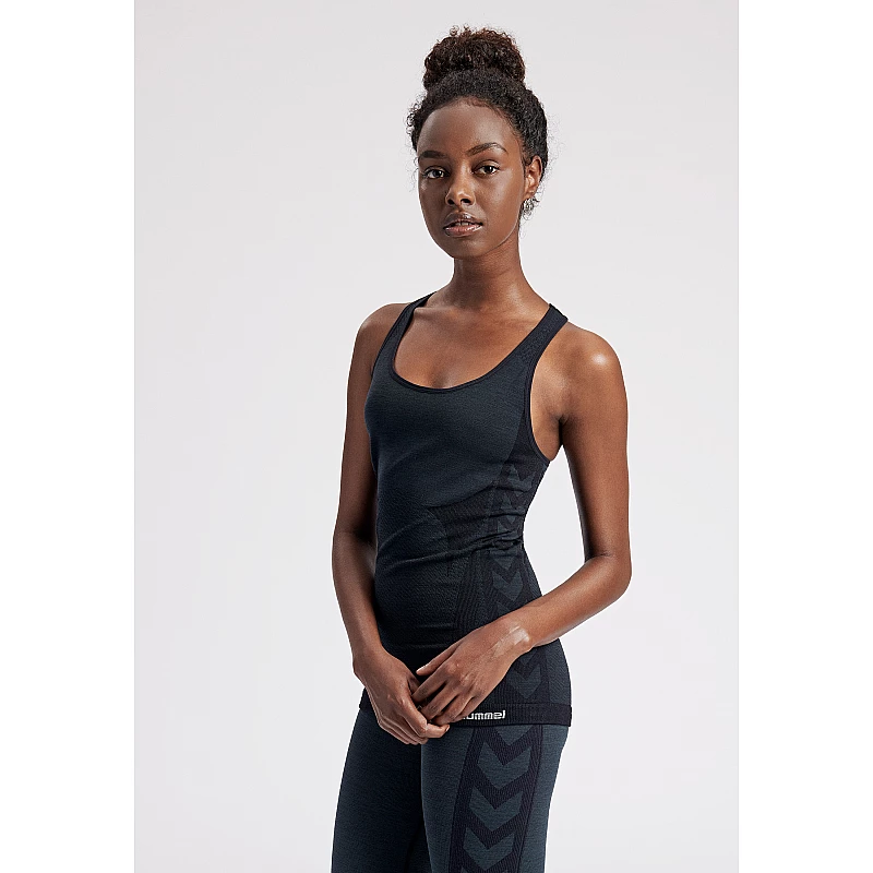 Майка HMLCLEA SEAMLESS TOP 201-804-2001-M/L Дорослі Жіноча ЧОРНИЙ
