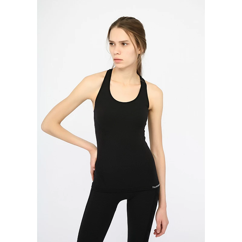 Майка HMLCLEA SEAMLESS TOP 201-804-2001-XL/XXL Дорослі Жіноча ЧОРНИЙ