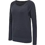 Світшоти HMLLILOU SEAMLESS T-SHIRT L / S 201-822-2508-XS/S Дорослі Жіноча ТЕМНО-СІРИЙ