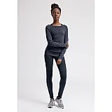 Світшоти HMLLILOU SEAMLESS T-SHIRT L / S 201-822-2508-XL/XXL Дорослі Жіноча ТЕМНО-СІРИЙ