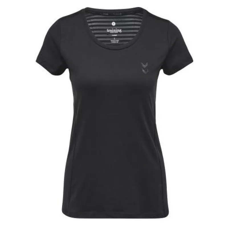 Футболка ANNA SS TEE 019-346-2001-S Дорослі Жіноча ЧОРНИЙ