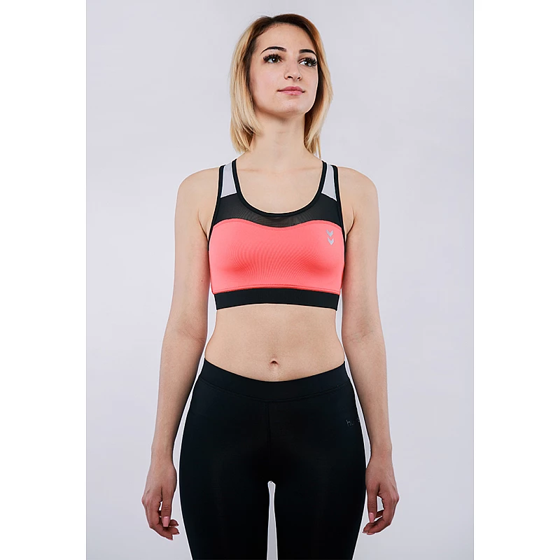 Топ CASSIDY SPORTS BRA 019-053-4126-XS Взрослые Женский КОРАЛЛОВЫЙ