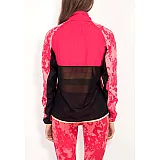 Ветровка ZARA ZIP JACKET 036-843-4490-XS Взрослые Женский МАЛИНОВЫЙ