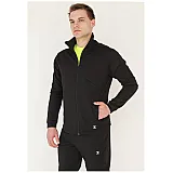 Кофта TROPPER ZIP JACKET 208-409-2001-S Дорослі Чоловіча ЧОРНИЙ