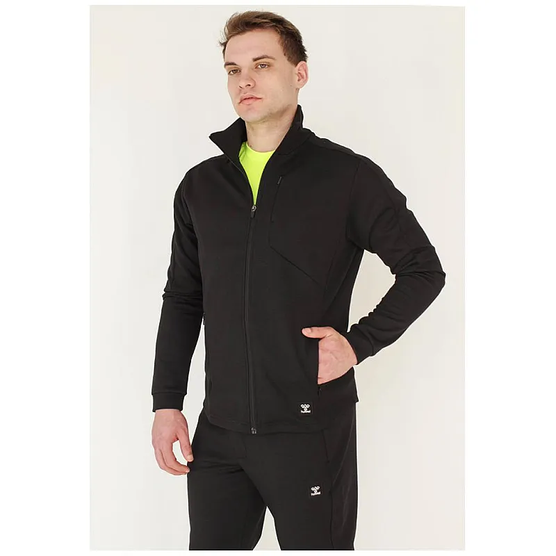 Кофта TROPPER ZIP JACKET 208-409-2001-S Дорослі Чоловіча ЧОРНИЙ