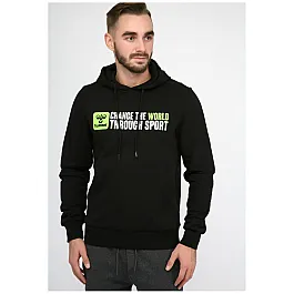 Худі WES SWEAT HOODIE 033-398-2001-S Дорослі Чоловіча ЧОРНИЙ