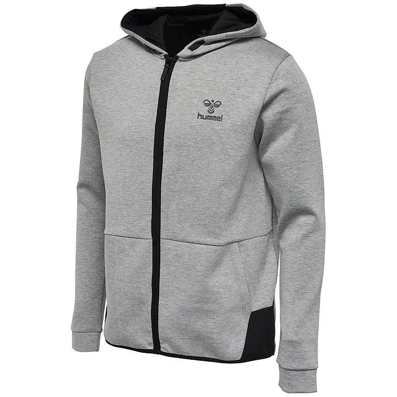 Кофта детская HMLGUY KIDS ZIP HOOD 200-756-2006-128 Подростки и дети Унисекс СЕРЫЙ
