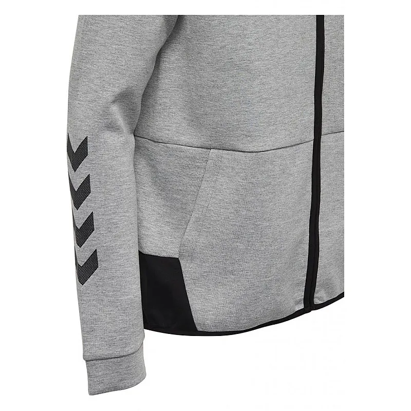 Кофта детская HMLGUY KIDS ZIP HOOD 200-756-2006-128 Подростки и дети Унисекс СЕРЫЙ