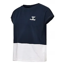 Футболка HMLJULIA T-SHIRT S / S 203-059-1009-XS Взрослые Женский ТЕМНО-СИНИЙ