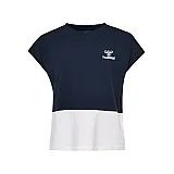 Футболка HMLJULIA T-SHIRT S / S 203-059-1009-XS Взрослые Женский ТЕМНО-СИНИЙ