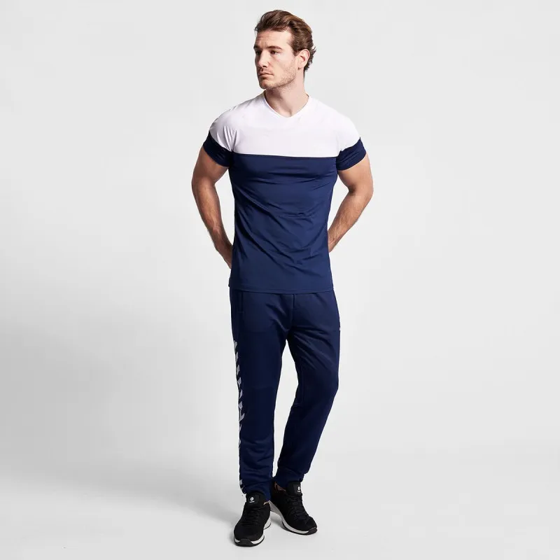 Футболка HMLALEXANDER T-SHIRT S / S 202-935-1009-S Дорослі Чоловіча ТЕМНО-СИНІЙ