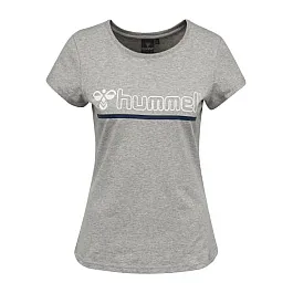 Футболка HMLPERLA T-SHIRT S/S 200-437-2006-XS Взрослые Женский СЕРЫЙ