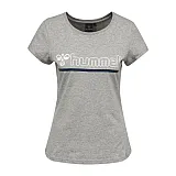 Футболка HMLPERLA T-SHIRT S/S 200-437-2006-S Взрослые Женский СЕРЫЙ