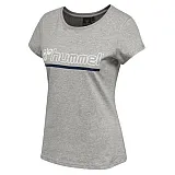 Футболка HMLPERLA T-SHIRT S/S 200-437-2006-L Взрослые Женский СЕРЫЙ