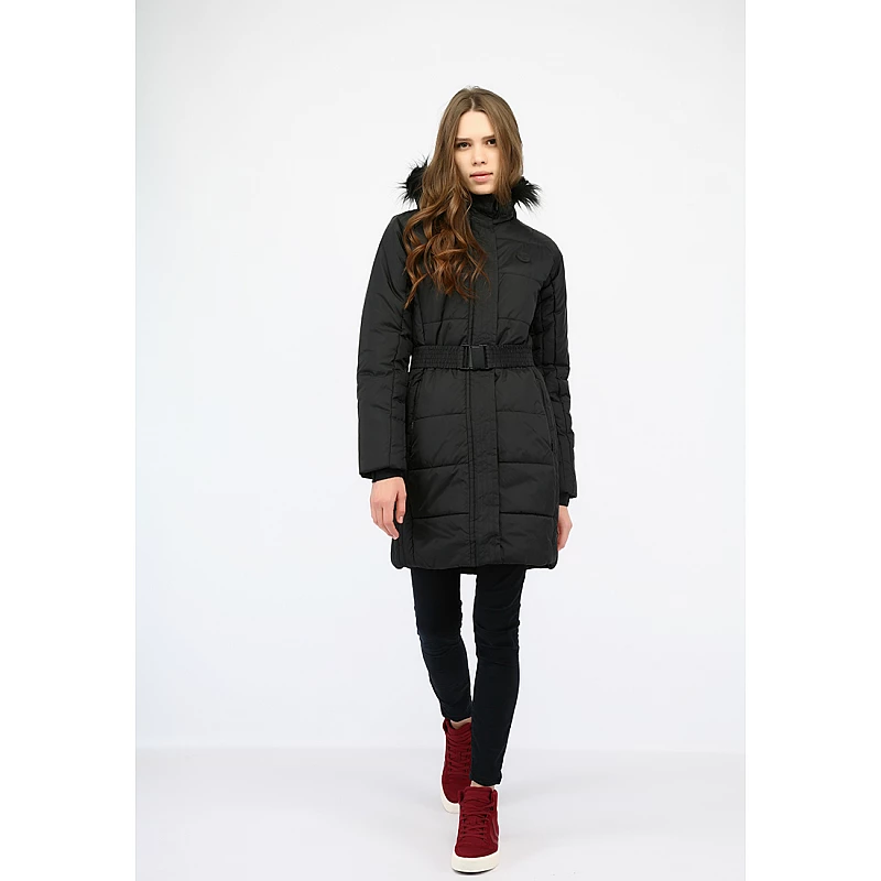 Пальто жіноче HMLREBECCA COAT 200-808-2001-XS Дорослі Жіноча ЧОРНИЙ