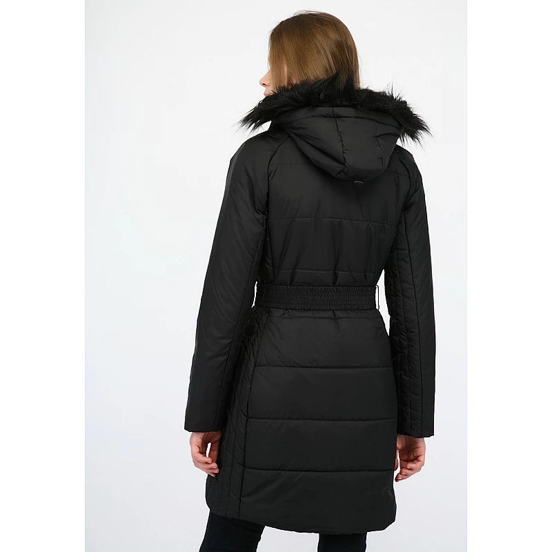 Пальто жіноче HMLREBECCA COAT 200-808-2001-XS Дорослі Жіноча ЧОРНИЙ