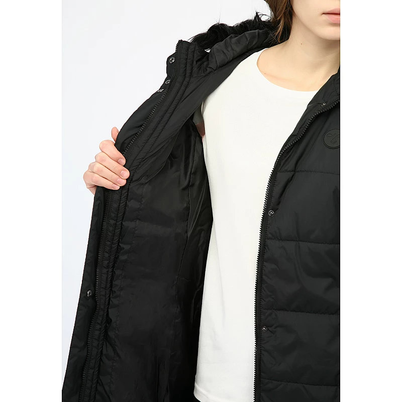 Пальто жіноче HMLREBECCA COAT 200-808-2001-XS Дорослі Жіноча ЧОРНИЙ