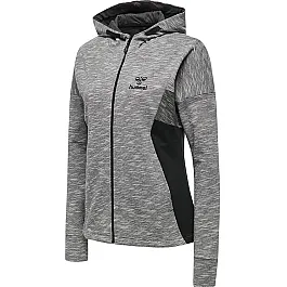 Кофта  HMLELENA ZIP HOODIE 201-816-2007-XS Взрослые Женский СЕРЫЙ