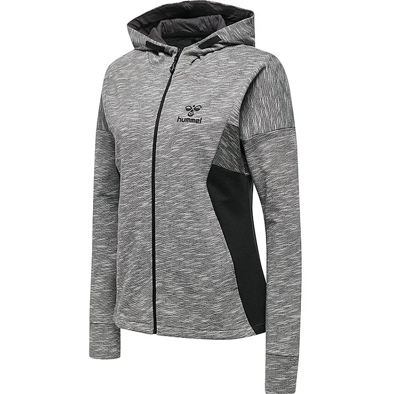 Кофта HMLELENA ZIP HOODIE 201-816-2007-L Дорослі Жіноча СІРИЙ