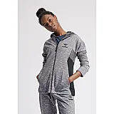 Кофта  HMLELENA ZIP HOODIE 201-816-2007-M Взрослые Женский СЕРЫЙ